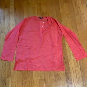 A.P.C. blouse in coral